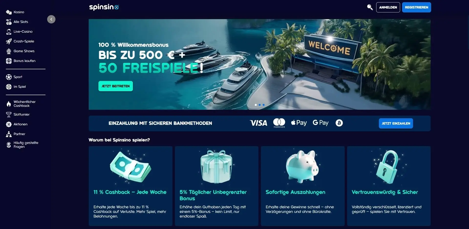 Spinsino Casino Online image 1